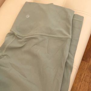 Lululemon Align Leggings in Sage Size 8. 25”